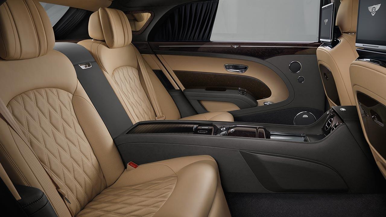 Bentley Mulsanne - luxuriöse Rücksitze