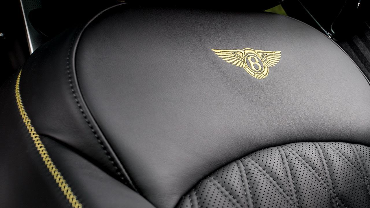 Bentley Mulsanne Speed - gesticktes Logo