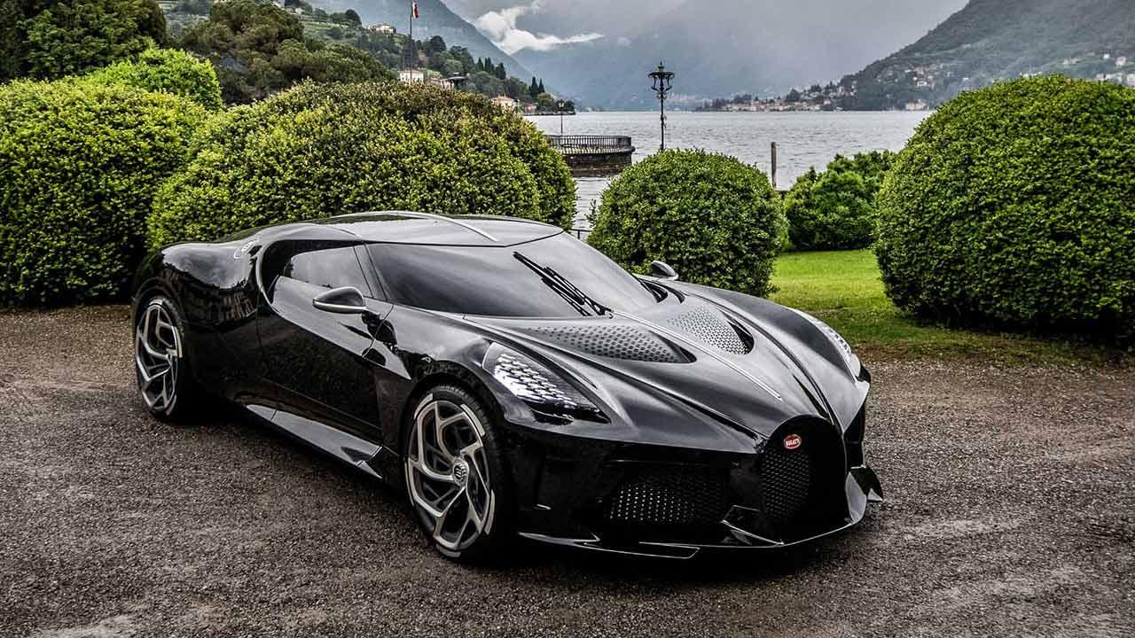Bugatti La Voiture Noire - seitliche Frontansicht