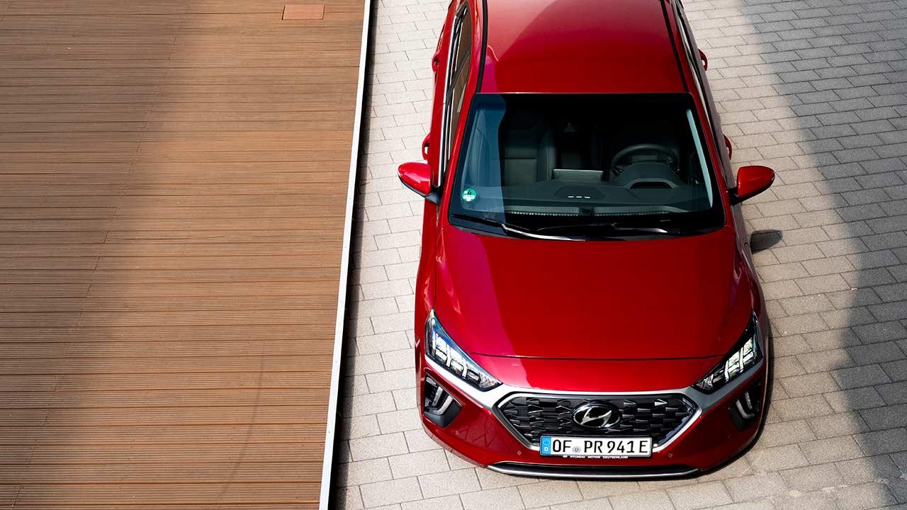 Hyundai IONIQ Plug-in-Hybrid - Vogelperspektive