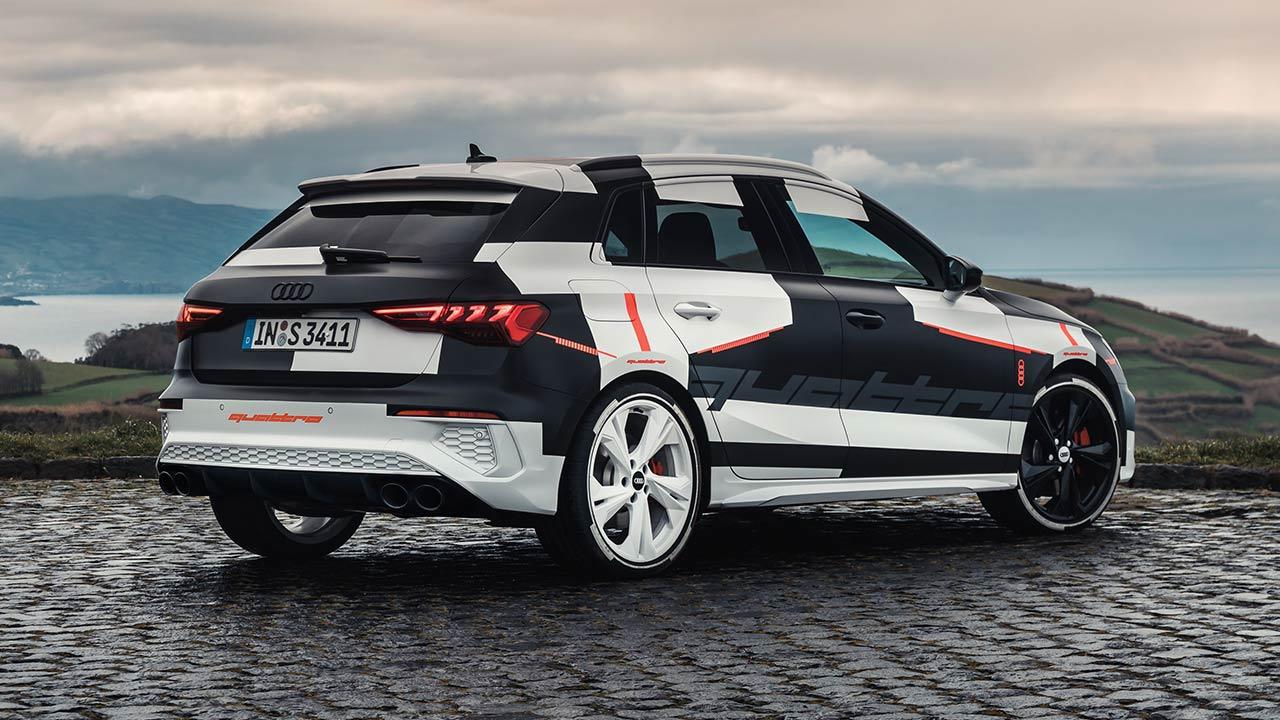 Audi A3 Sportback Prototyp  - Heckansicht