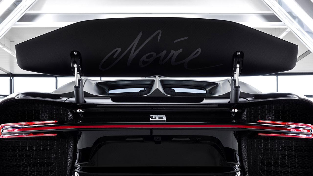 Bugatti Chiron Noire Exclusive Special Model - Heckansicht