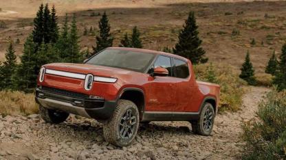 Rivian R1T - Frontansicht Offroad