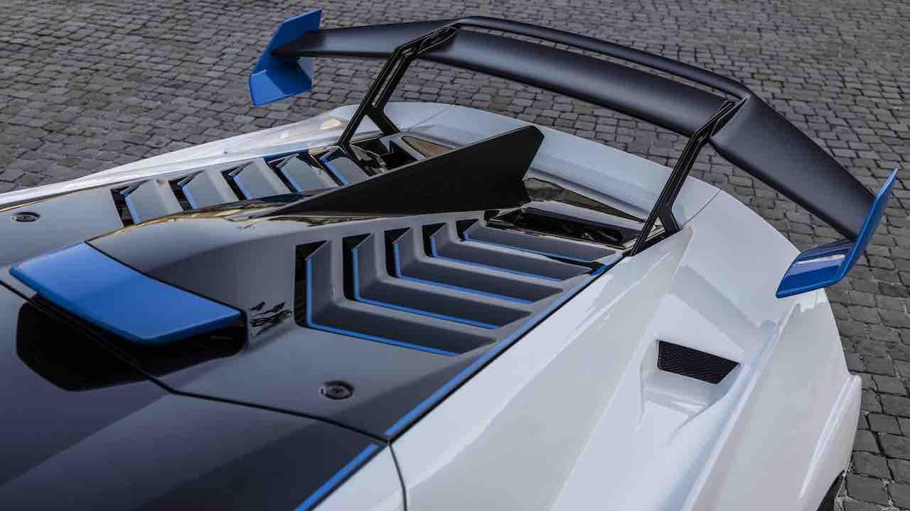 Lamborghini Huracán STO - Heckansicht / Heckflügel