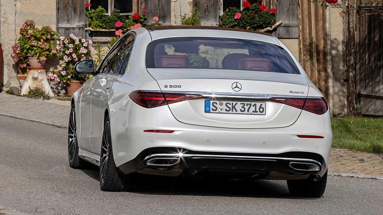 Die neue Mercedes-Benz S-Klasse Digital - Heckansicht