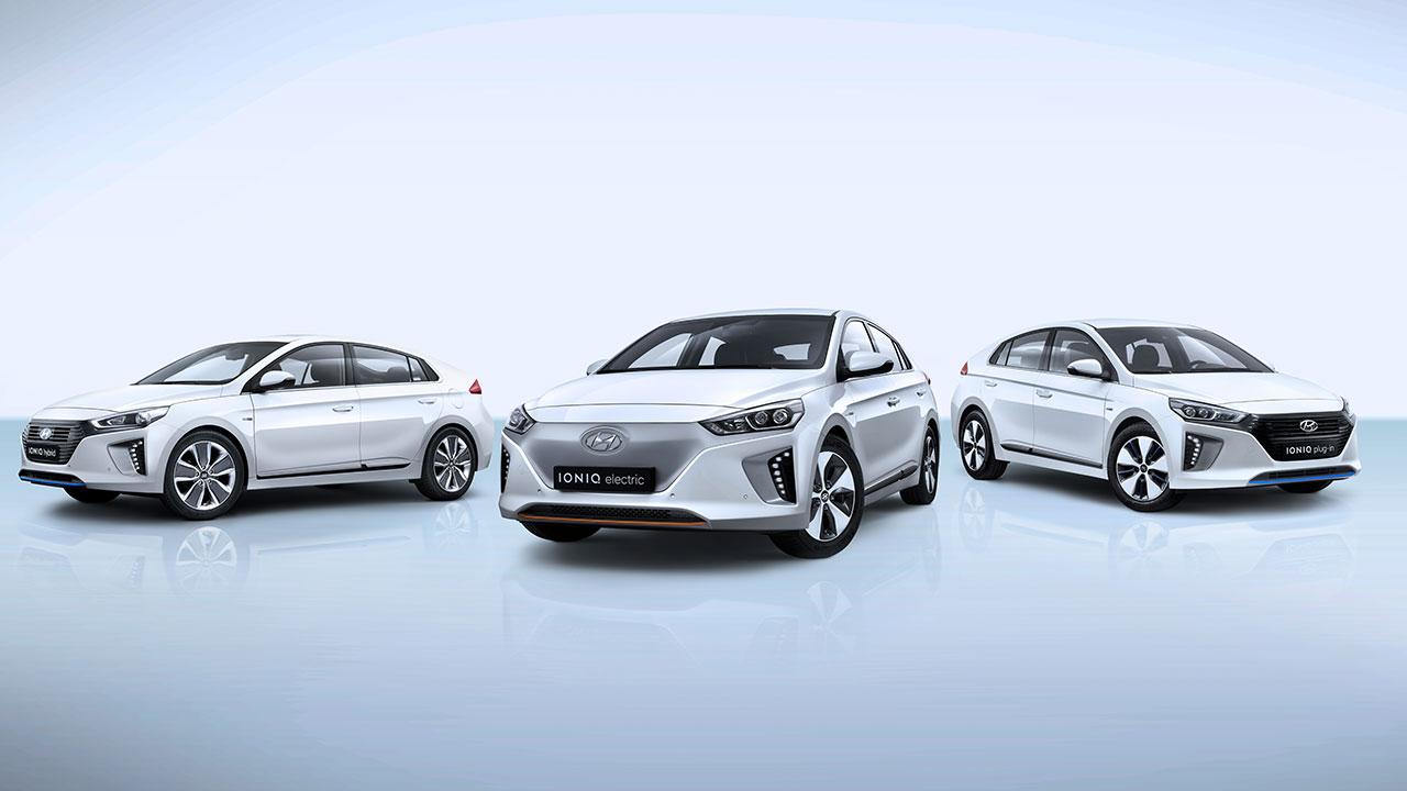 Hyundai Ioniq Hybrid - Modell Palette