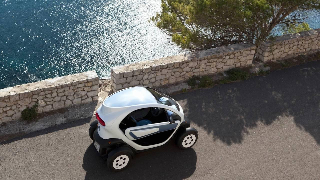Renault Twizy - Seitenansicht von oben
