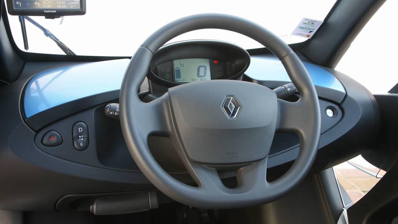 Renault Twizy - Innenraum mit Lenkrad