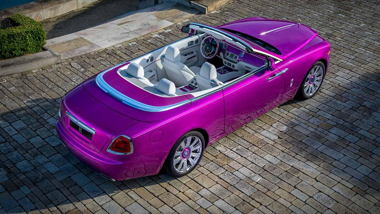 Rolls Royce Dawn Cabrio - Blick von Oben