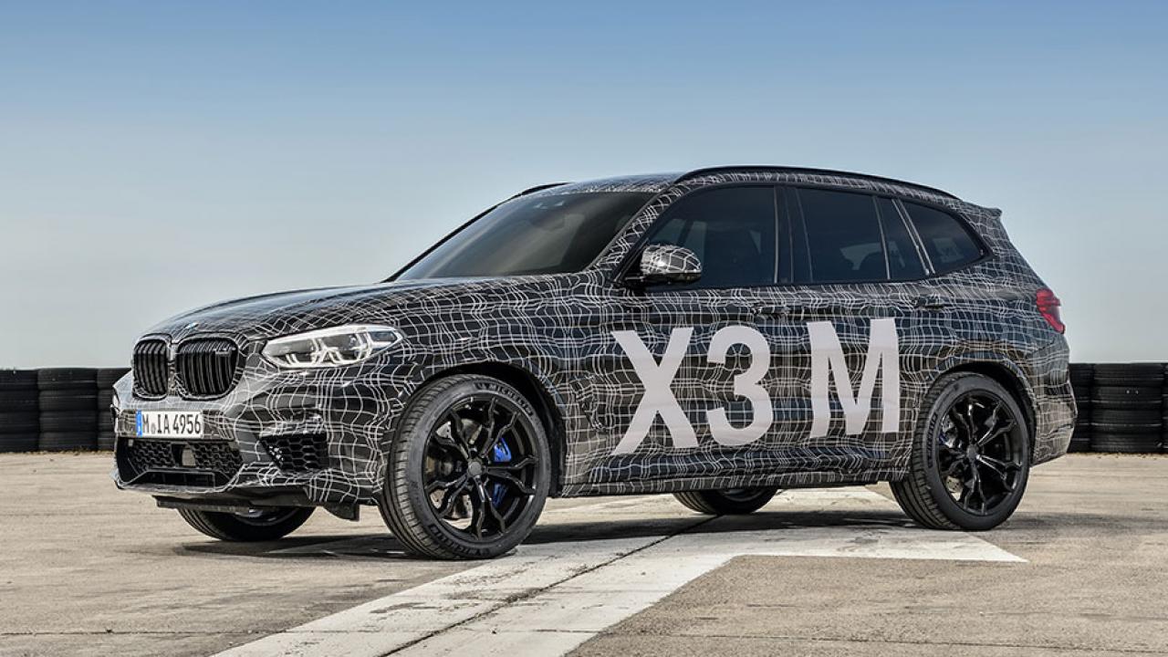 BMW X3 M - Frontansicht - Seitenansicht