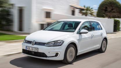 Volkswagen e-Golf - in voller Fahrt