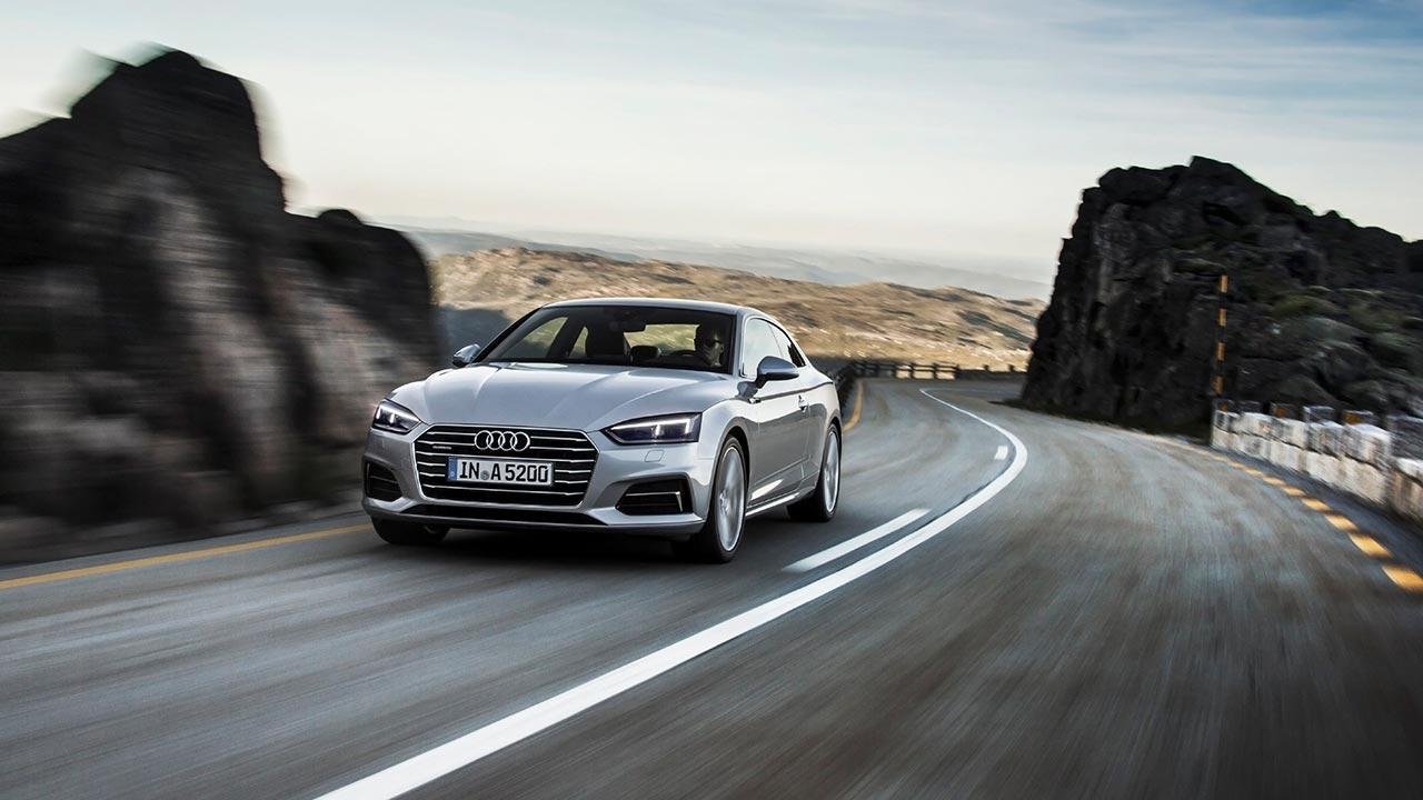Audi A5 Coupè 2019 - in voller Fahrt