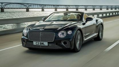 Bentley NEW Continental GT Convertible - in voller Fahrt