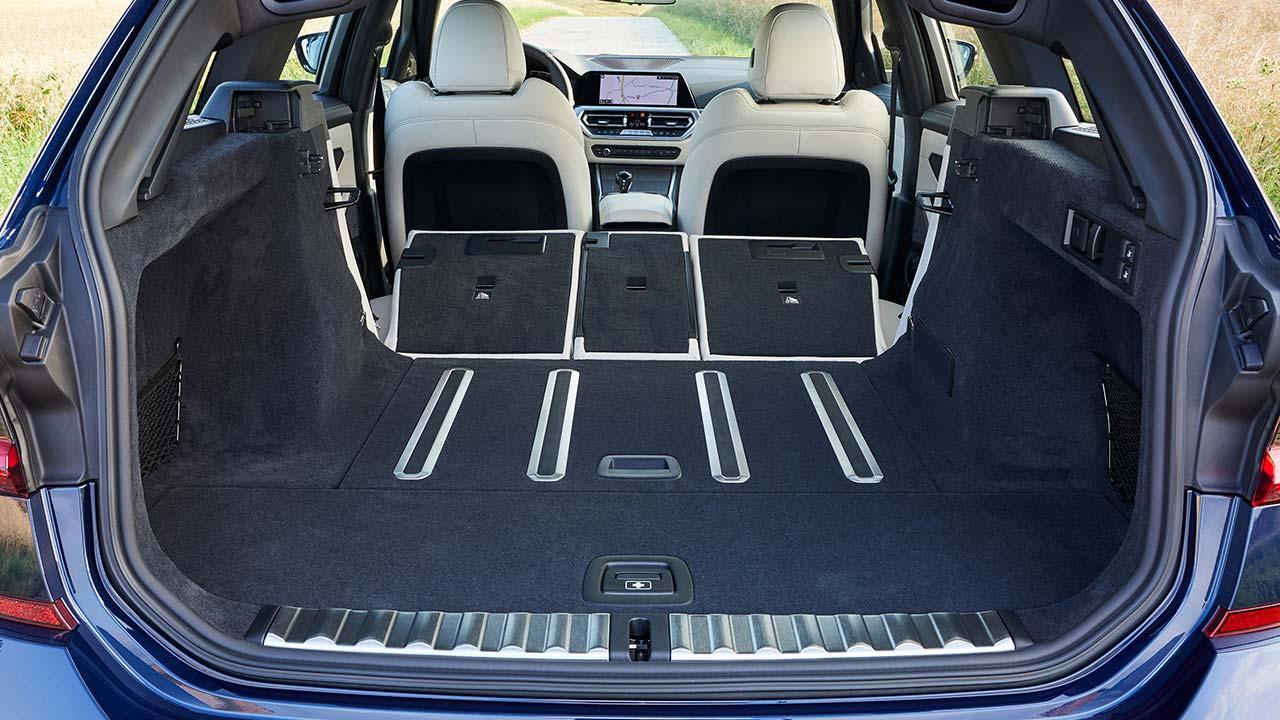 BMW 3er Touring - Kofferraum mit umgelegten Sitzen