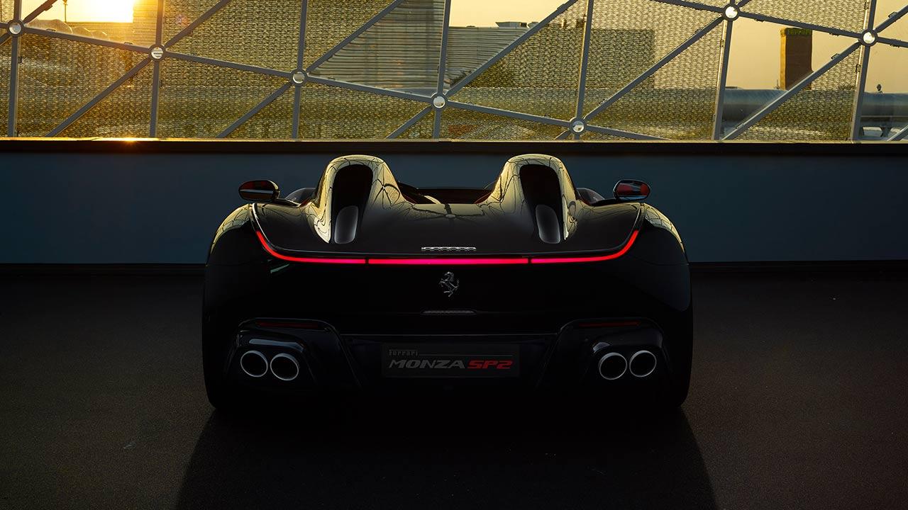 Ferrari Monza SP2 - Heckansicht