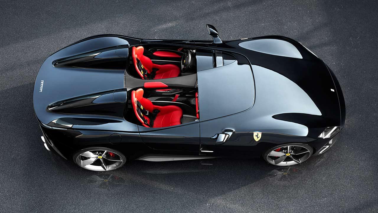 Ferrari Monza SP2 - aus der Vogelperspektive